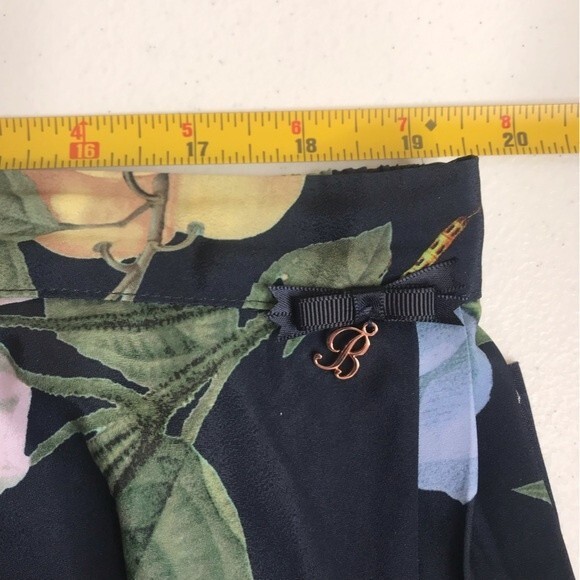 B By Ted Baker Sleep Shorts Lingerie Navy Floral Print Women Plus Size 18 - Picture 9 of 12